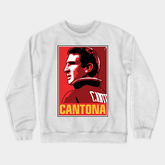 Cantona Crewneck Sweatshirt by DAFTFISH